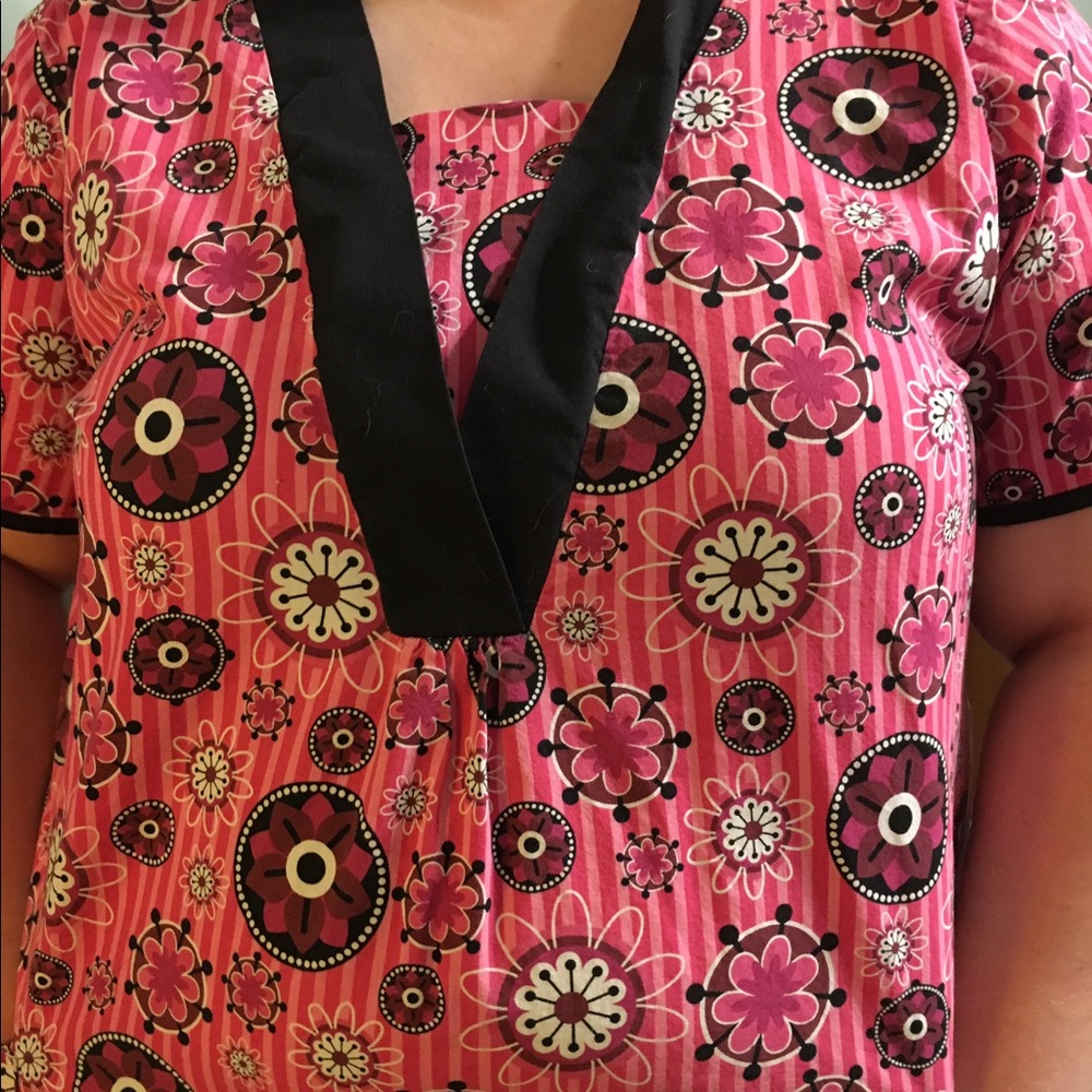 Scrub Top Peaches 2X