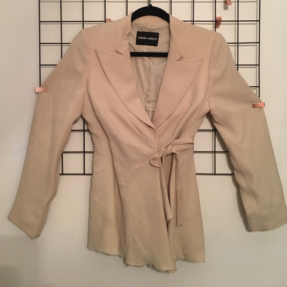 Giorgio Armani kimono style silk blazer