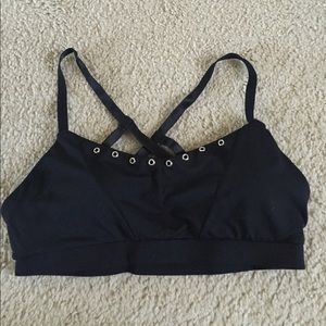 Fabletics sports bra black size M