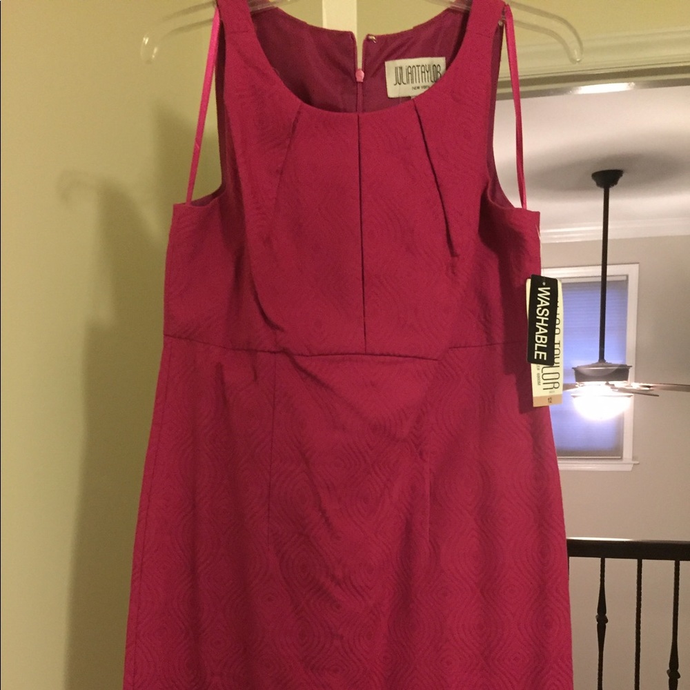 Hot pink dress