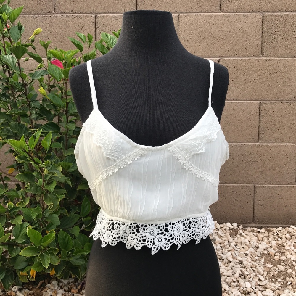 Lace Crop Top/ Bandeau