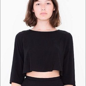 American Apparel Maddie Crop Top