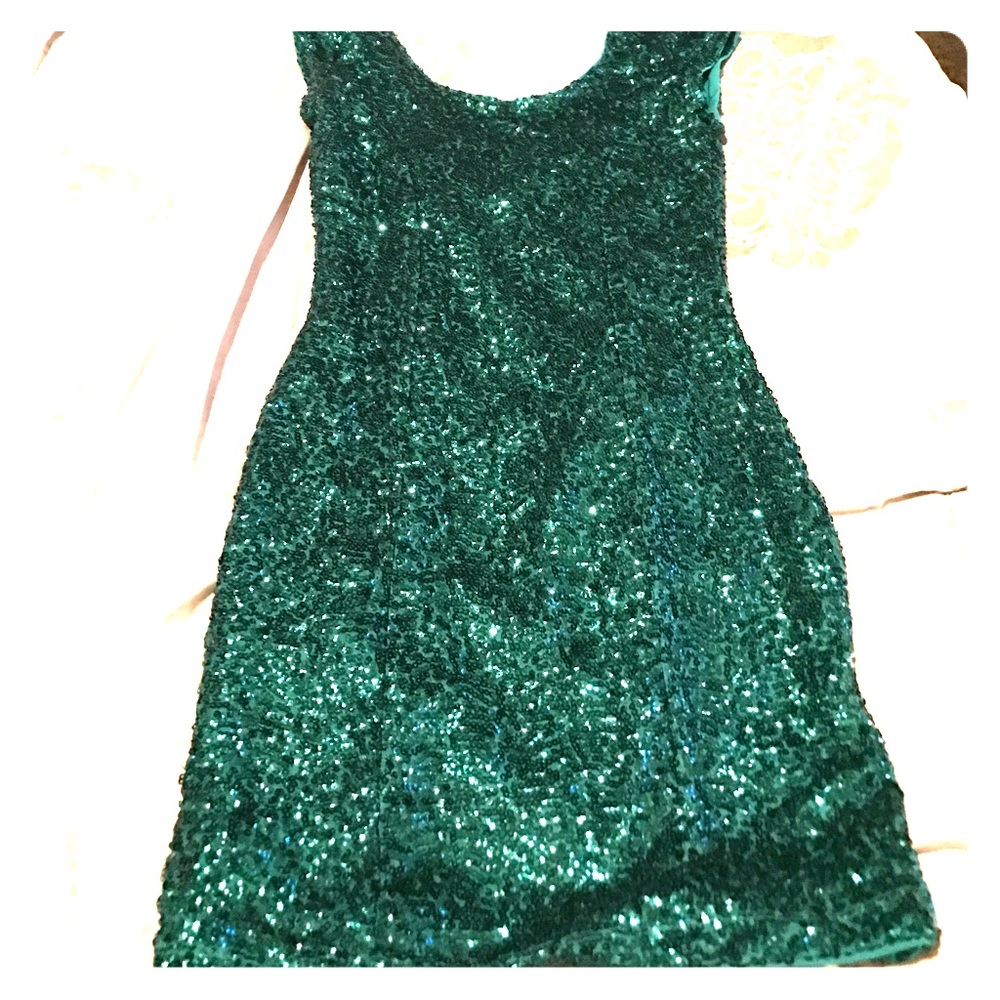 HM turquoise Mini Dress