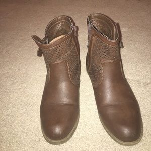 Brown booties
