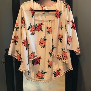Floral kimono