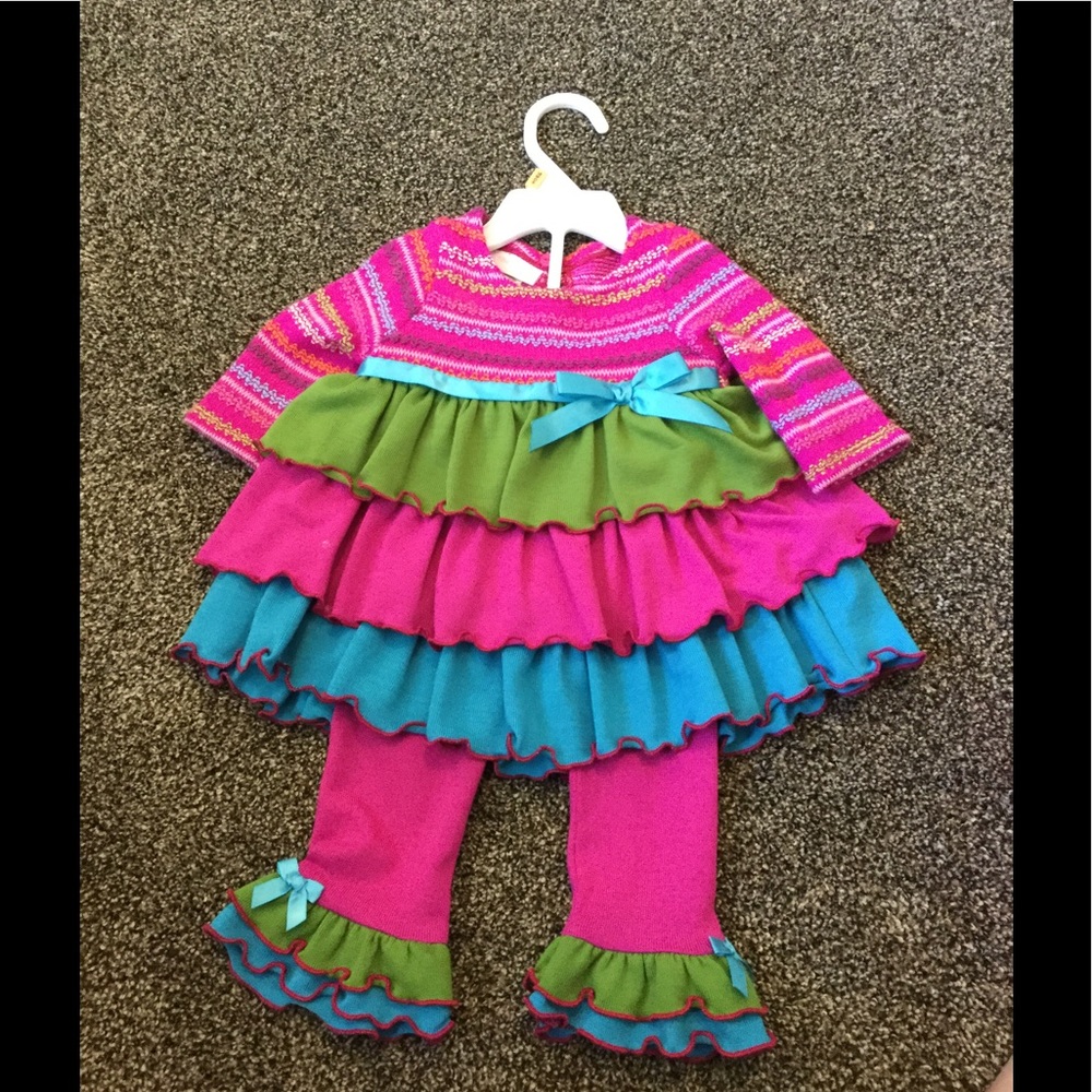 Boutique Bonnie Baby 6/9 months baby outfit. CUTE