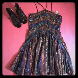 Ecote *Brand New* multicolor mini dress in size 6