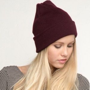 Brandy Melville Maroon Beanie