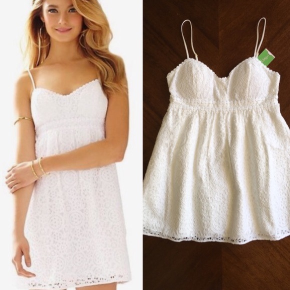 Lilly Pulitzer Joanna lace dress resort white - Picture 7 of 8