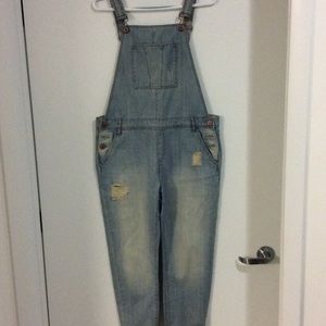Forever 21 Premium Denim Overalls