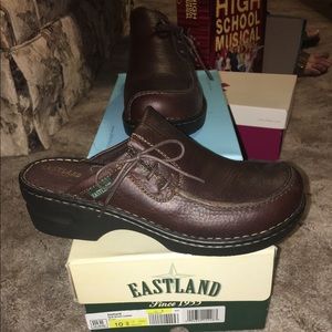 East land Leather Backless Shoe