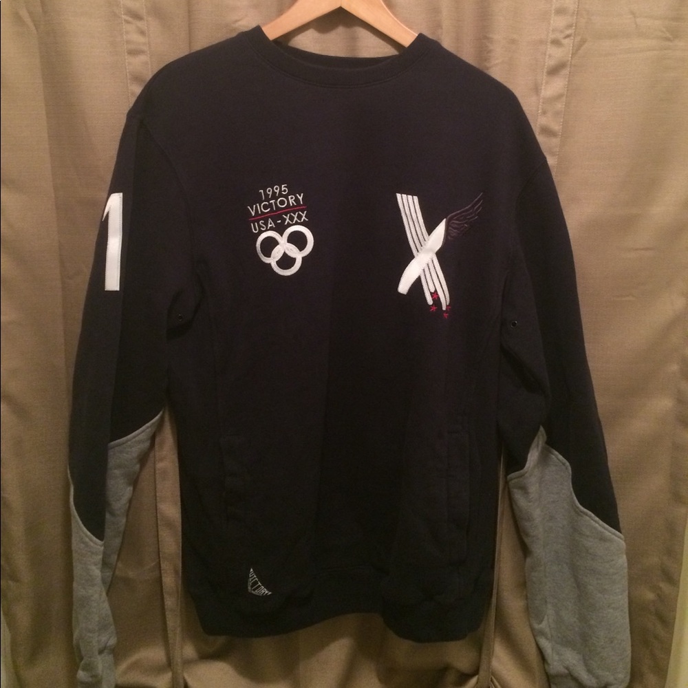 Navy Blue & Grey 10 Deep Sweatshirt
