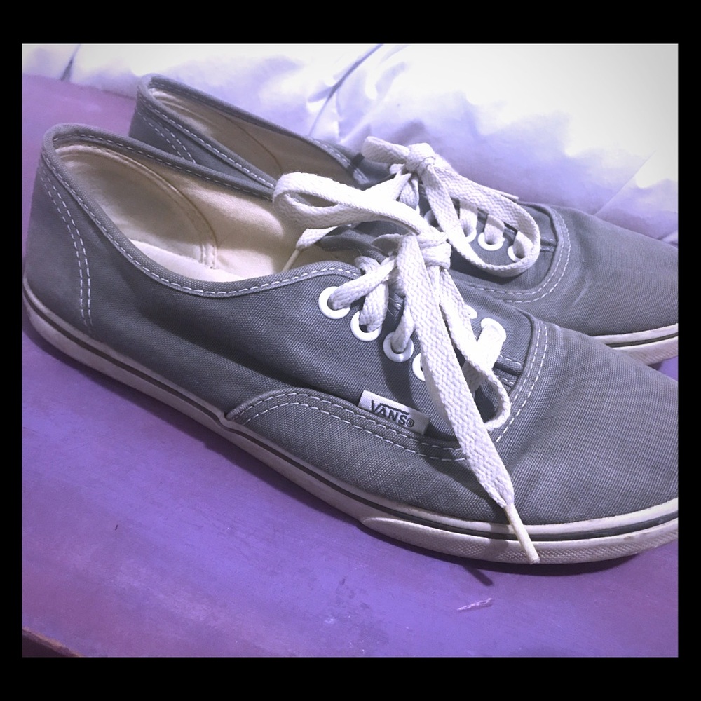 Grey Vans, well loved in EUC. Size 7.5