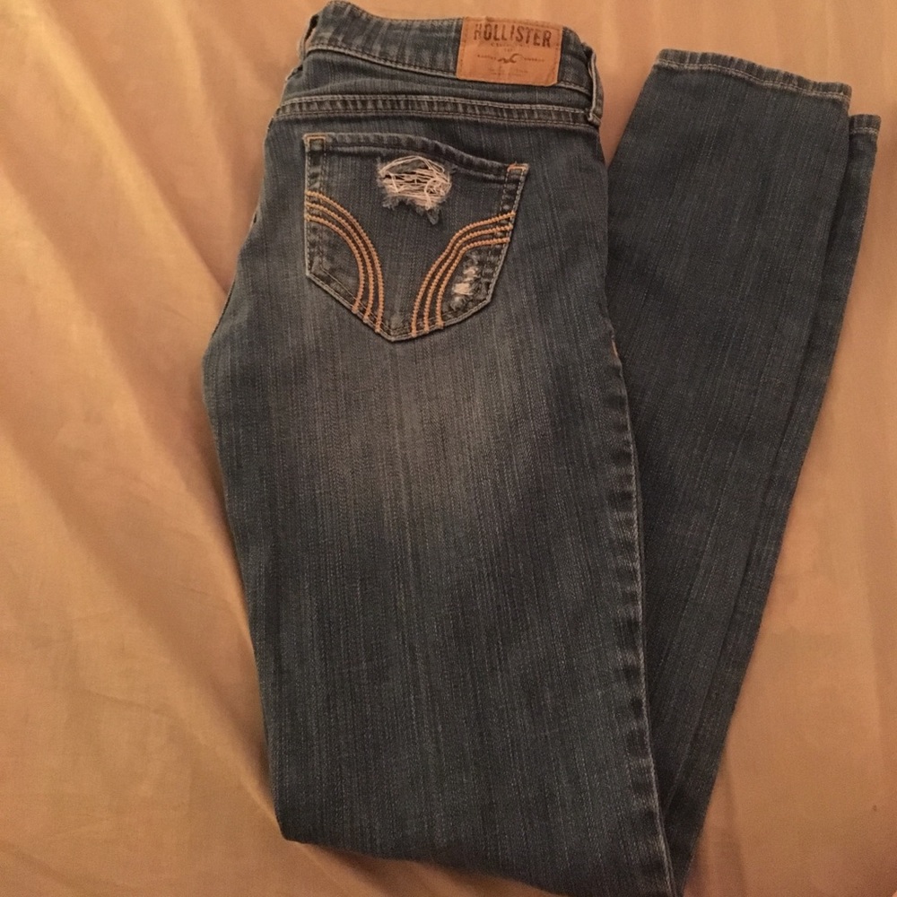 Distressed Hollister jeans