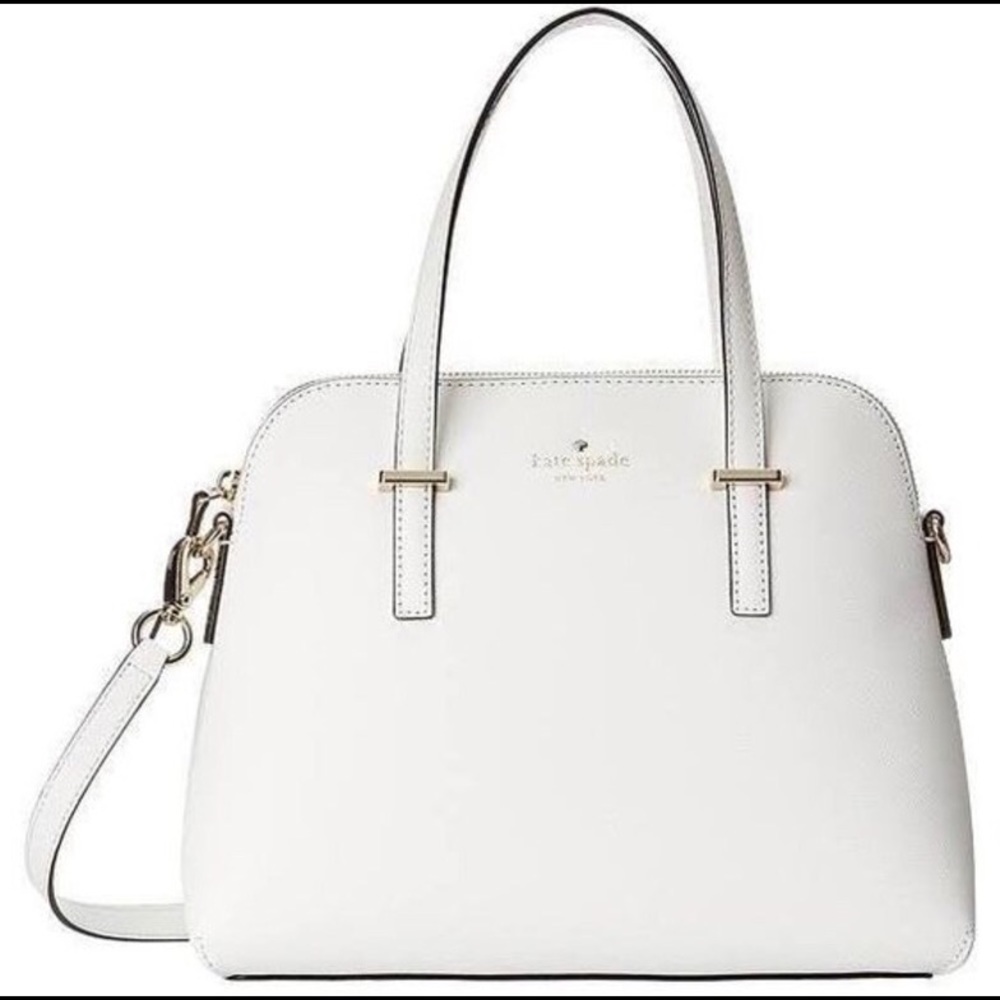 Kate spade white satchel cross body