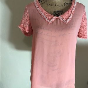 Rue 21 Sheer Top (XL) (missing some beads)