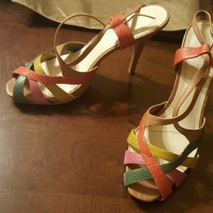 Nine West Multi-colored Heels