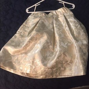 Anthropologists Rust Gold Skirt