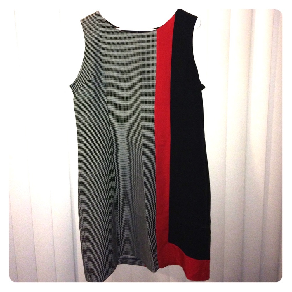 Beautiful black, white and red dress