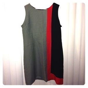 Beautiful black, white and red dress