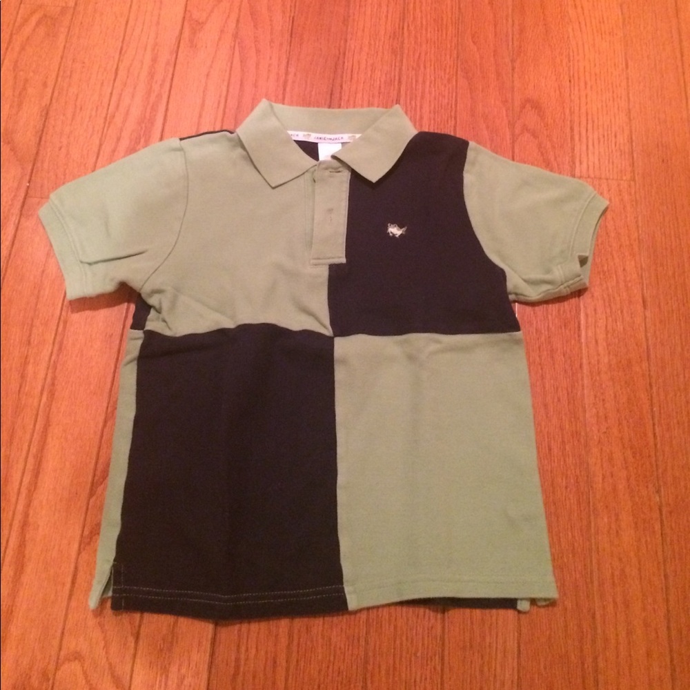 Janie and Jack Frog Design Polo