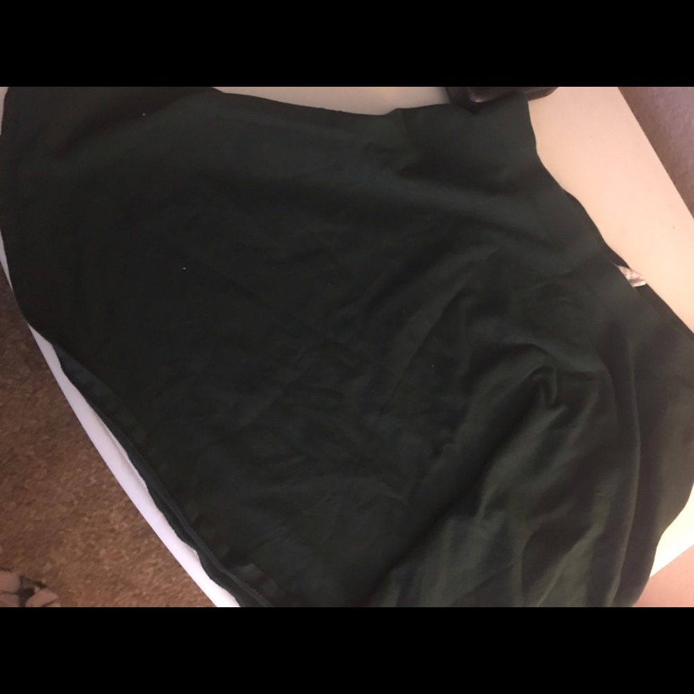Green skirt