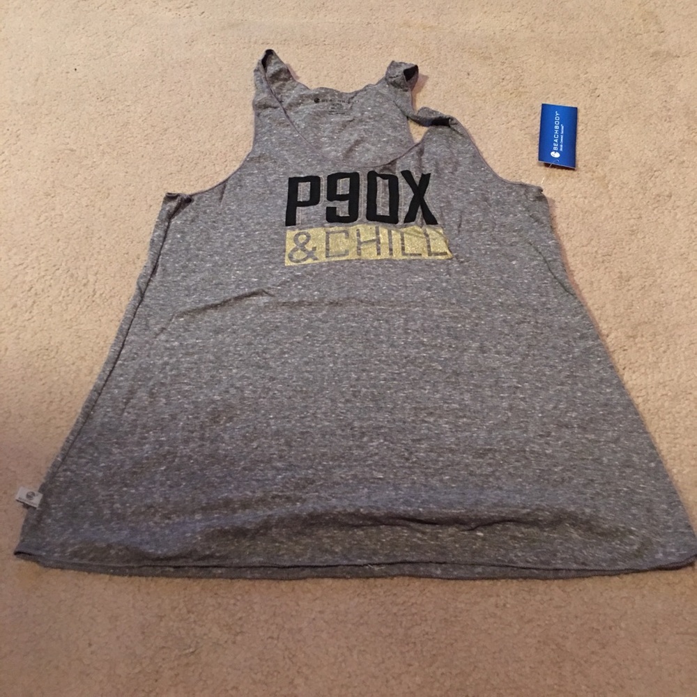 Heathered grey tank top