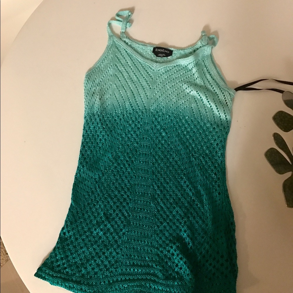 bebe see through shirt