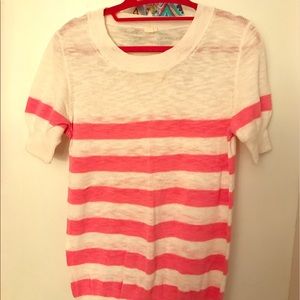 Short sleeved jcrew sweater