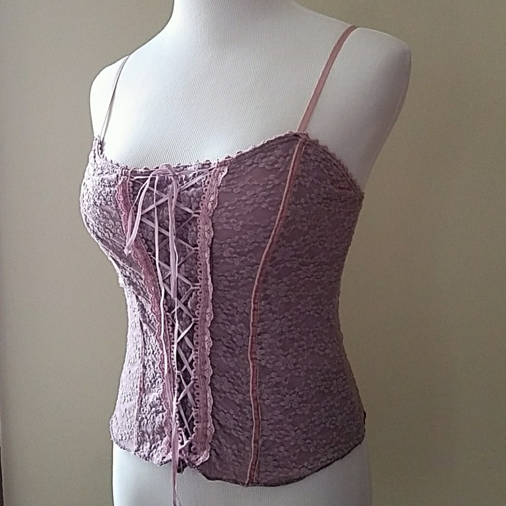 Rampage lace corset top