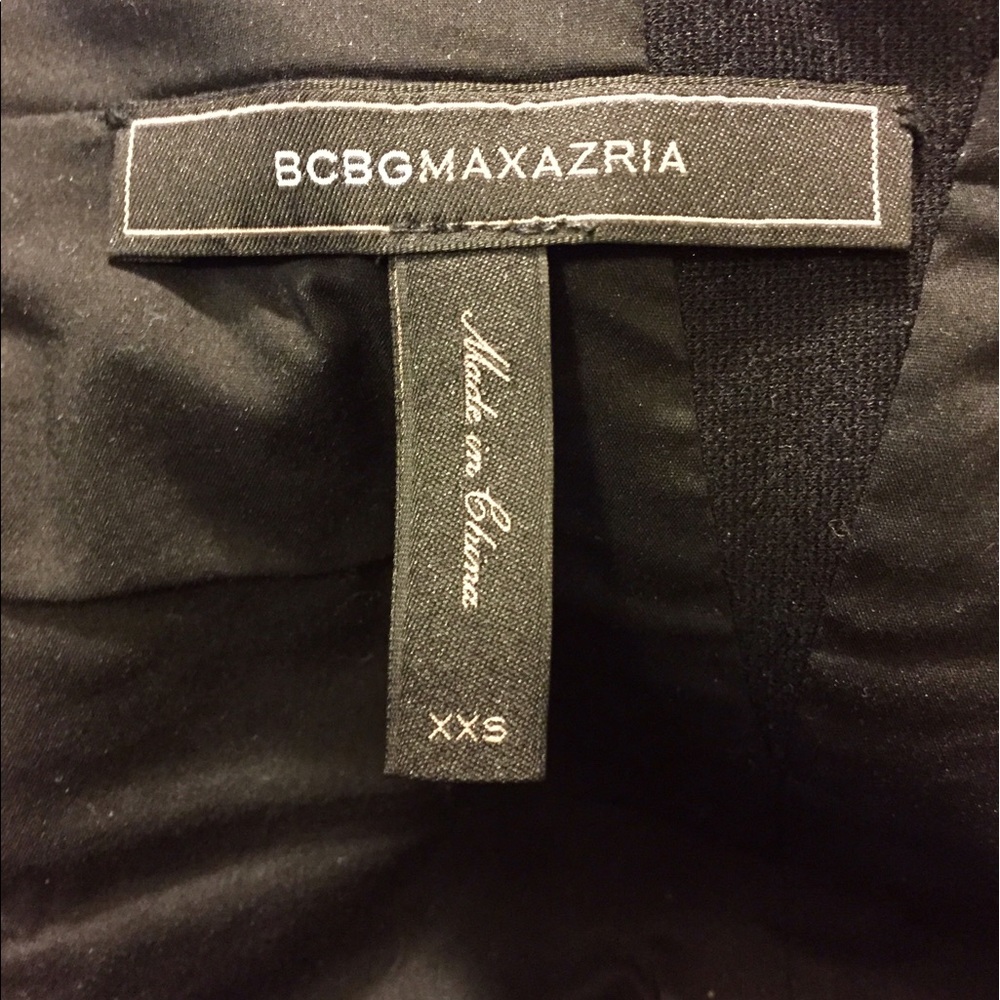 BCBGMAXAZRIA Black Camber Leather Skirt Sz.XXS - Picture 5 of 5