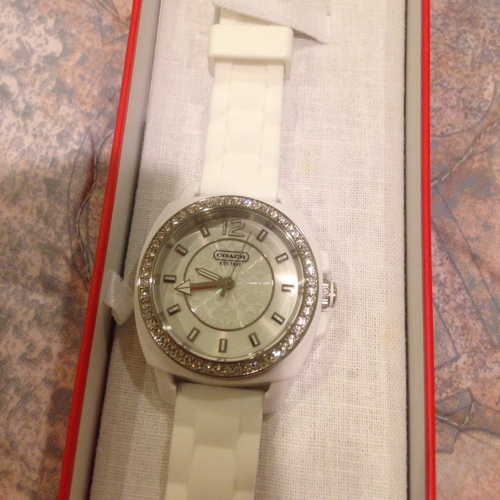 Coach silicon watch