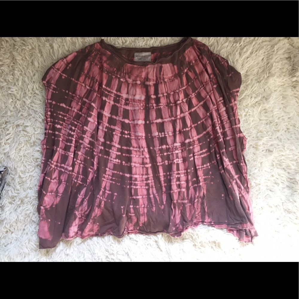 All Saints Hand dyed tunic top