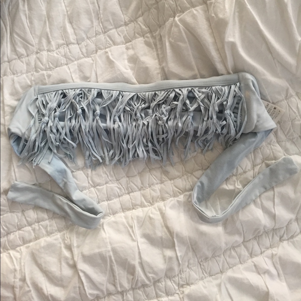 Bandeau fringe top from L space