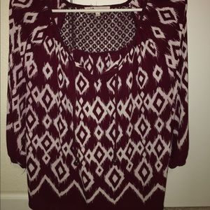 Women's Blouse - Maroon