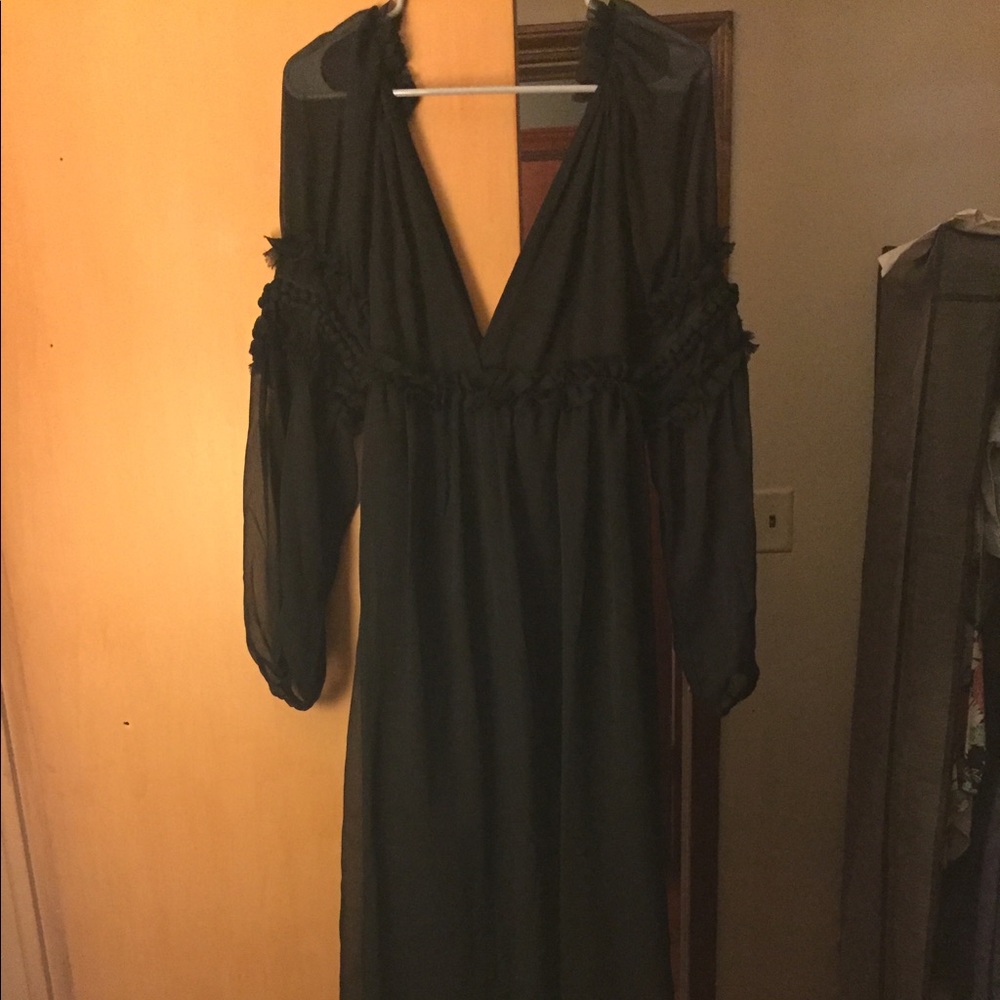 Goth black dress!
