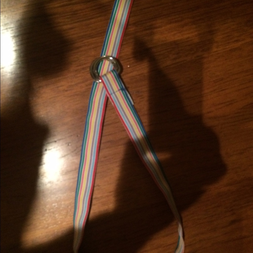 Kids grosgrain ring belt
