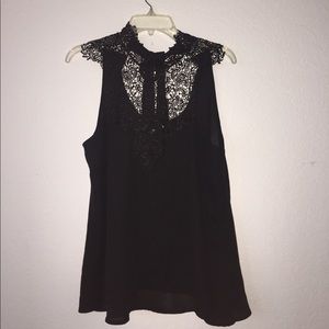 Black blouse brand new condition worn once