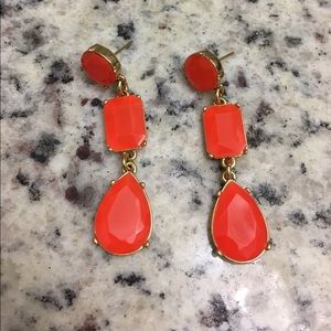 Kate Spade Orange Drop Earrings