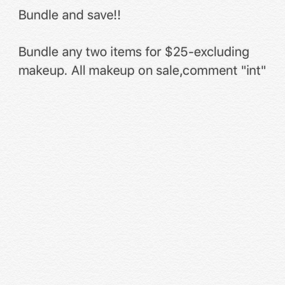 BUNDLE AND SAVE