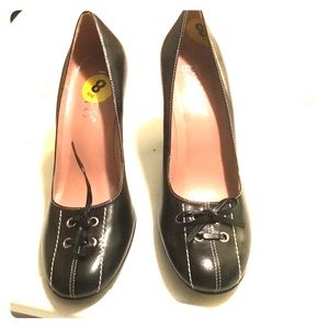 Franco Sarto new black leather shoes