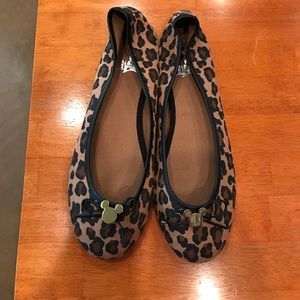 Cheetah Disney Mickey Mouse flats