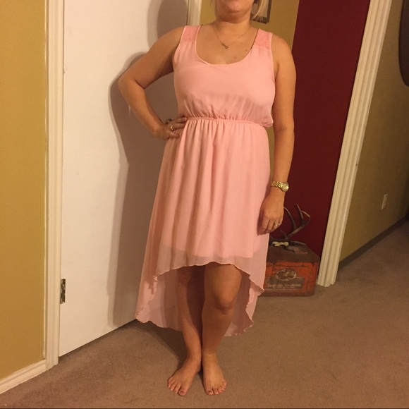 Pink high low dress - Picture 2 of 3