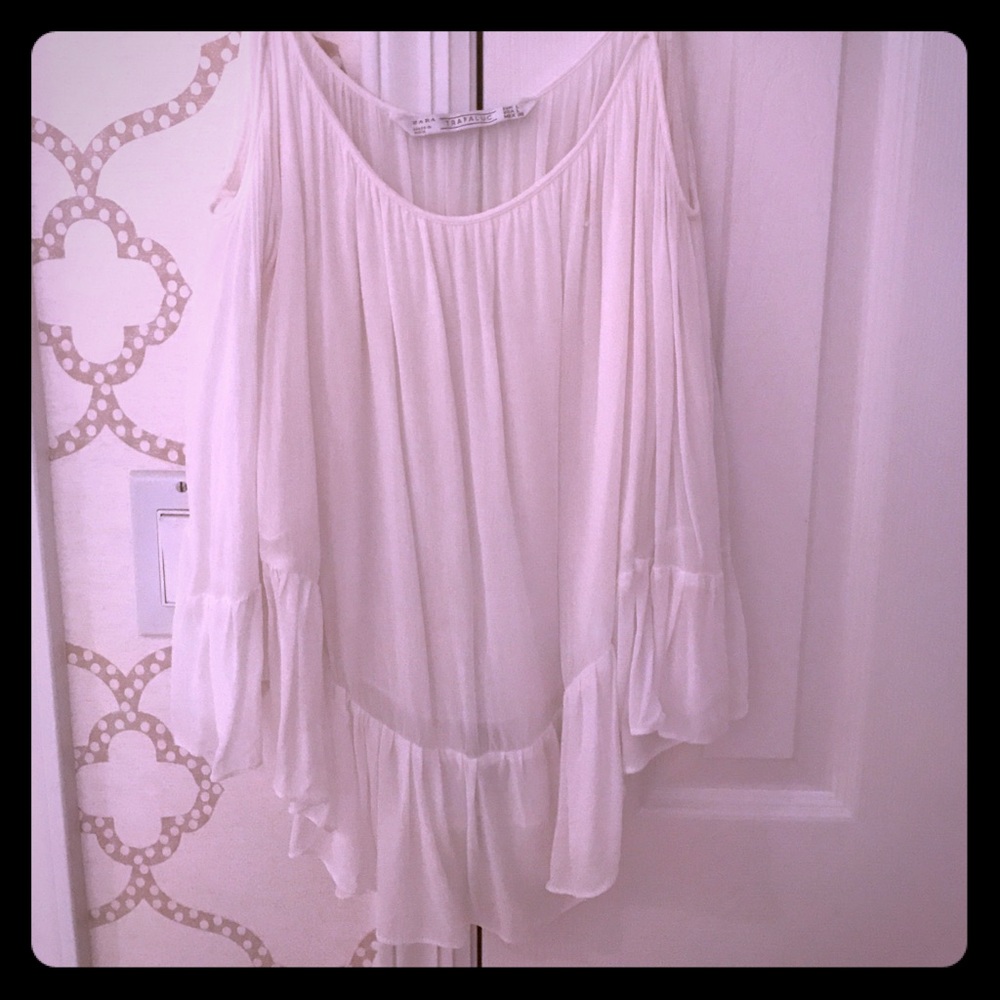 Cold shoulder blouse