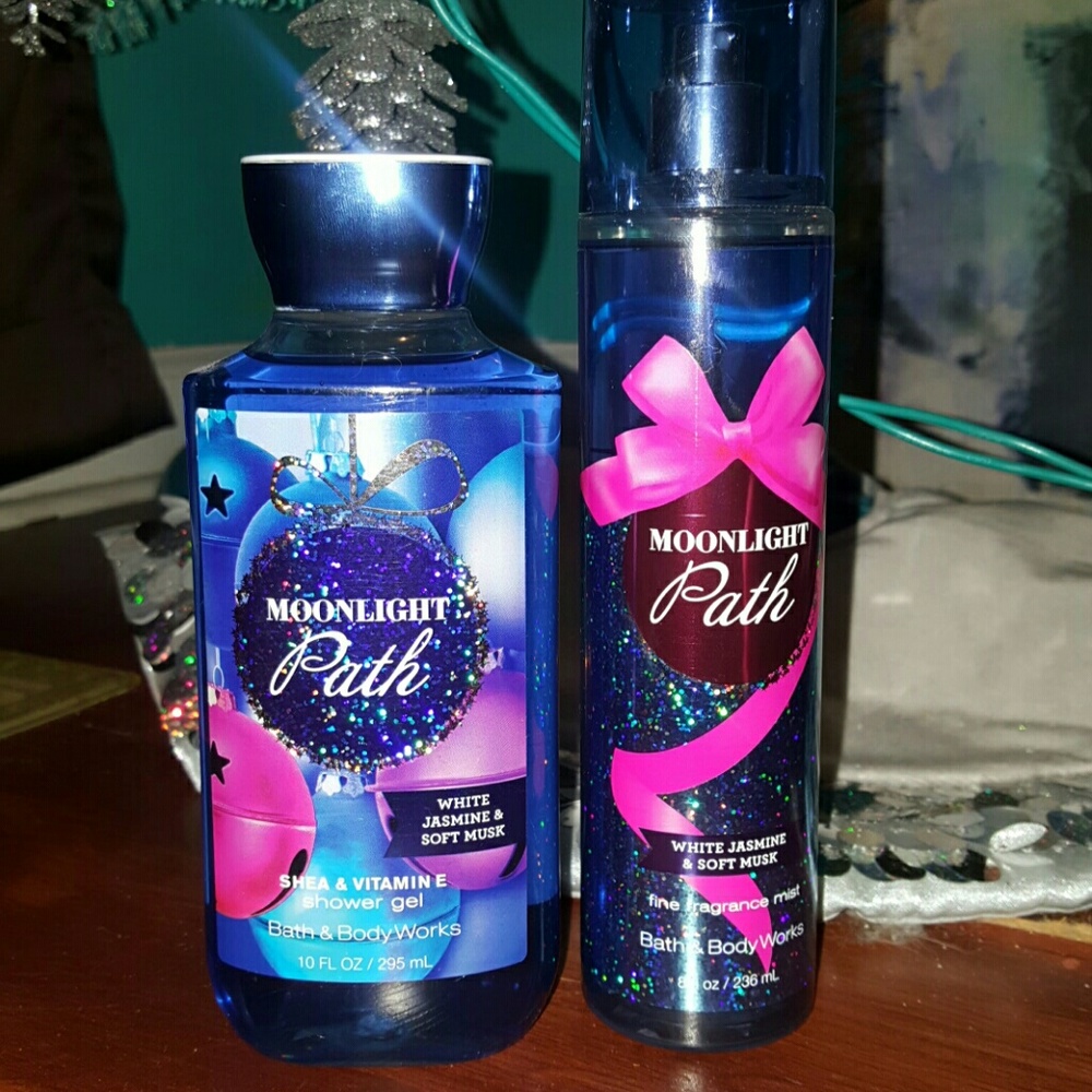 Moonlight Path Bath and Body Works mist shower gel
