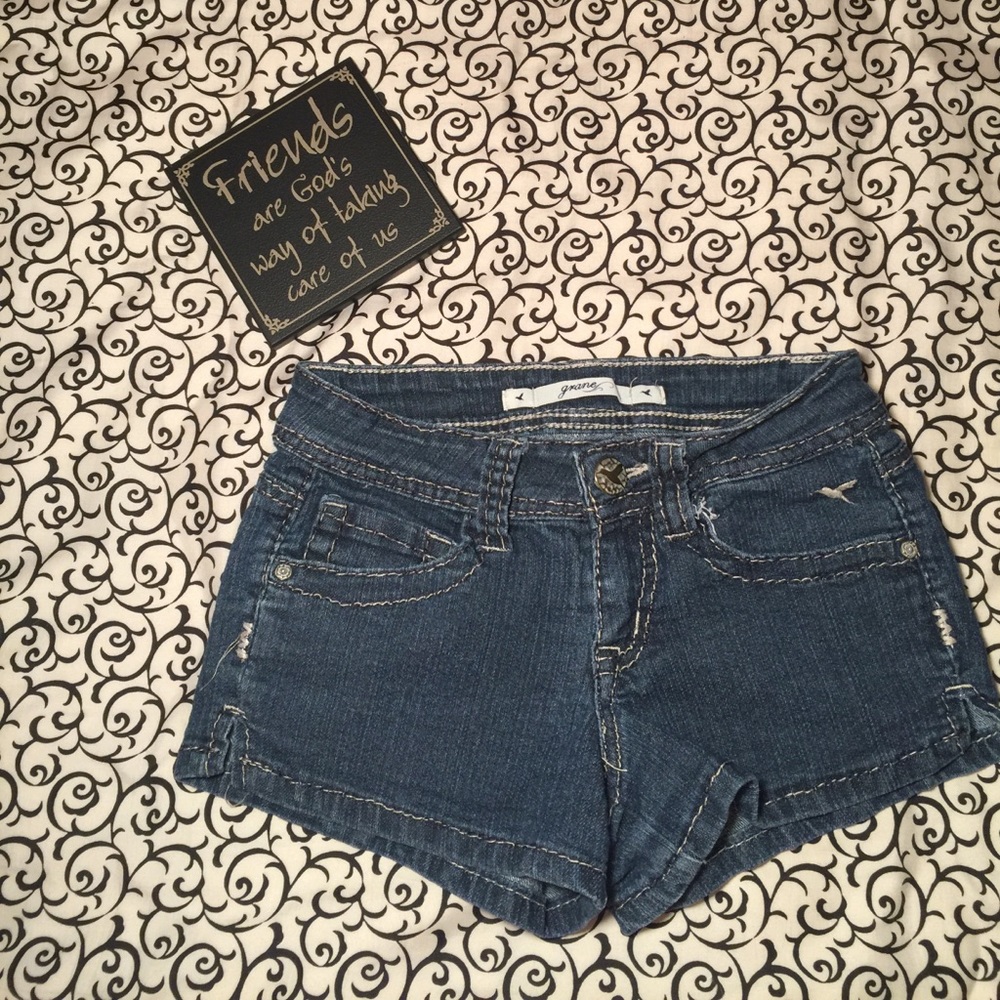 Grane denim shorts