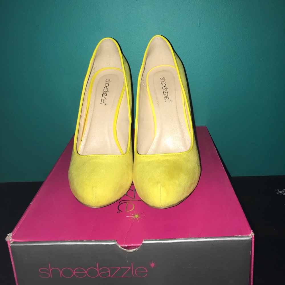 Yellow heels