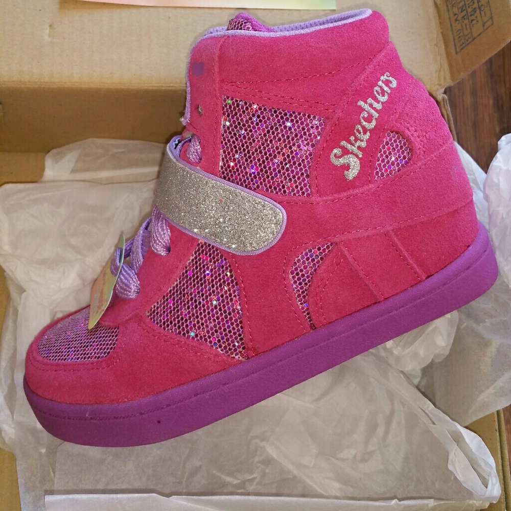 Sketchers Hyder Hy Top Secret Wedge Sneaker