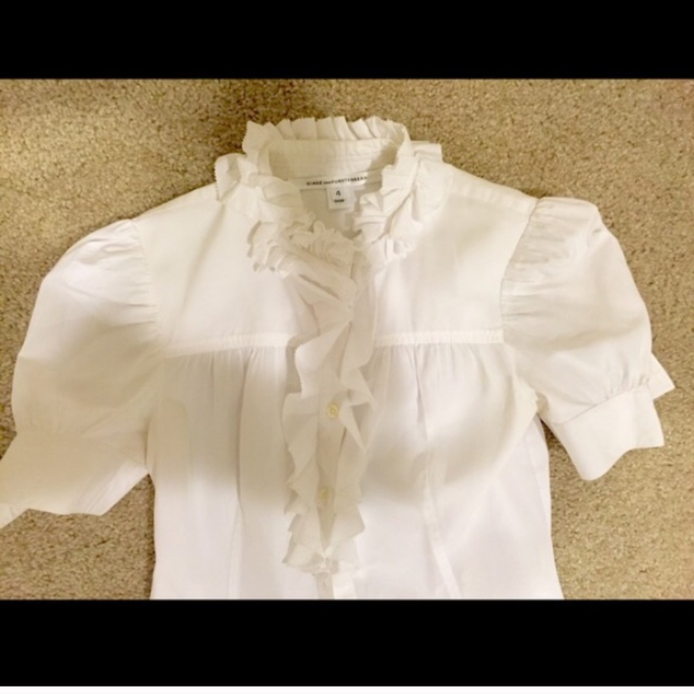 Diane Von Furstenberg White Buttondown
