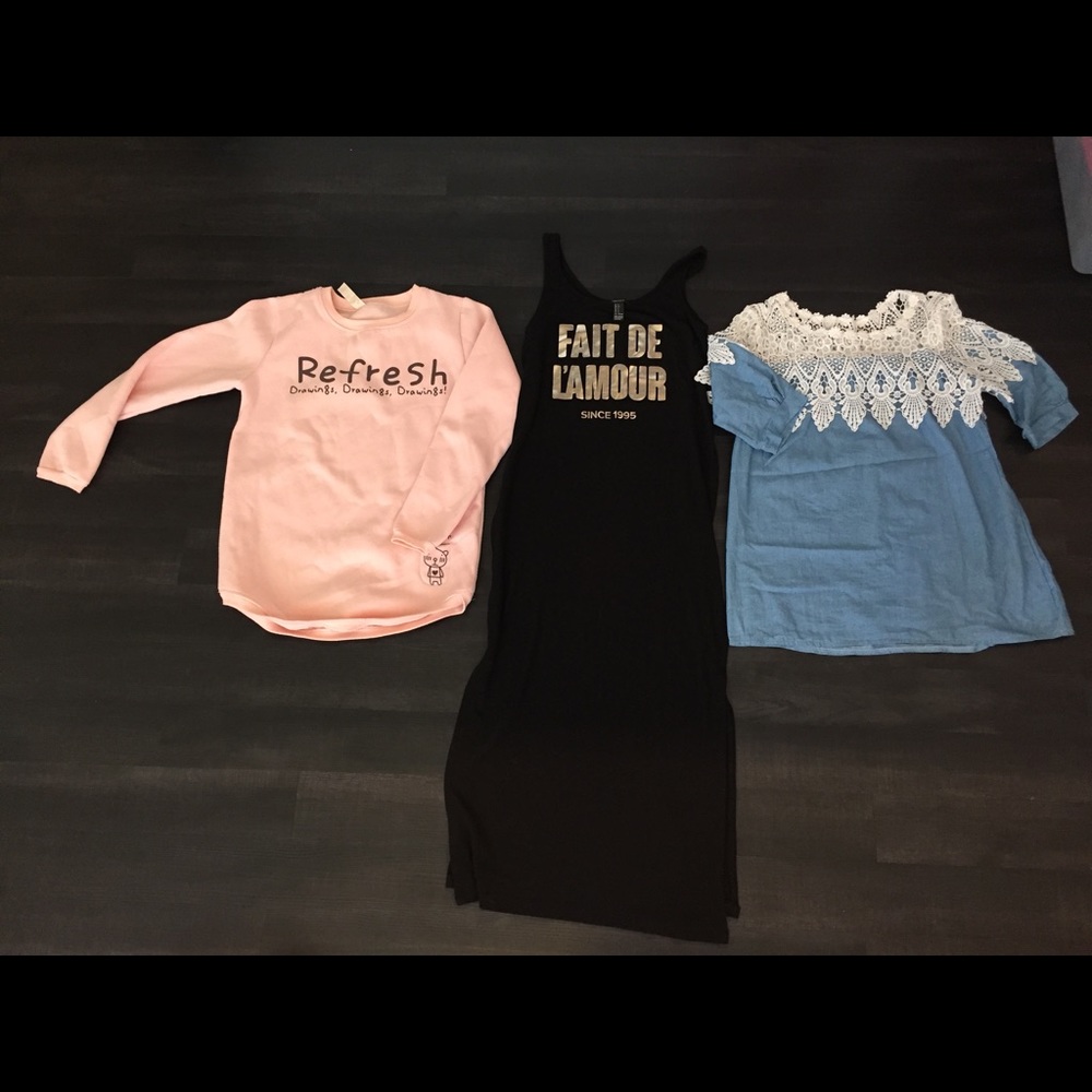 Pink sweatshirt with a bear on back